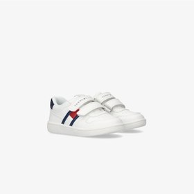 Resim Tommy Hilfiger Flag Velcro Bebek Beyaz Spor Ayakkabı T1x9-33841-1355x336 Beyaz 