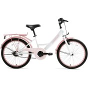 Resim Bisan Kıtty Kız Çocuk Bisikleti 30CM V 20 Jant Beyaz Pudra 