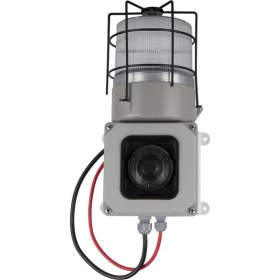Resim İLX Sanayi Tipi Işıklı Siren Metal Gövde - Hd Serisi 12-24 Vdc / 110-240 Vac 