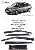 Resim Renault Symbol 09-12 Sunplex Marka Cam Rüzgarlığı Mugen 4'Lü 