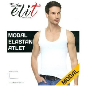 Resim 6'Lı Paket Tutku Elit 1201 Modal Elastan Erkek Atlet 