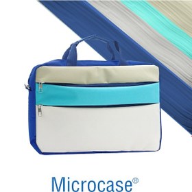 Resim Microcase iPad Pro 11 2025 İle Tablet Apple Uyumlu MacBook Laptop Tablet Çantası 2 Bölmeli Al4821 Omuz Çantası 