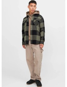 Resim Erkek Jack & Jones Rahat Kalıplı Ceket - Yeşil Yeşil 