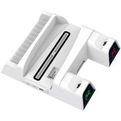 Resim Sones Ps5 Oıvo Iv-p5235 Çok Fonksiyonlu Şarj Standı, Soğutma Fanı / Disk Standı / Led Işık 