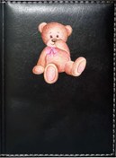 Resim Promosyon Denizi Sevimli Ayıcık 3 Görselli Siyah Ruhsat Kabı 