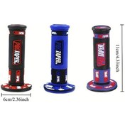 Resim Chuangyinshop Kaymaz Motorcycle Tutacak Full Color Blue Sentetik Kauçuk Evrensel Direksiyon Kılıfı Rahat Tutuş 