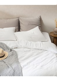 Resim Madame Coco Marla Müslin Tek Kişilik %100 Pamuk Lastikli Nevresim Takımı - Ekru 8684427194096 Ekru 