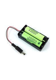 Resim Alkatronik-18650 Pil Yuvası 2'Li Adaptör Soketli 