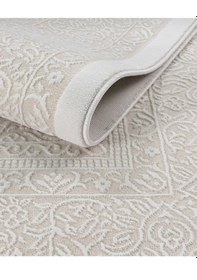 Resim Elvey Home 7134 Krem Modern Desen Doğal Taban Koridor Mutfak Çocuk Oturma Odası Salon Halı Yolluk 7134kemik 