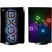 Resim Kt Grup Sanatsal Playstation 5 Standart Kasa Dijital Versiyon Sticker Kaplama Seti 