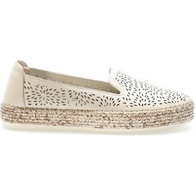 Resim Hakiki Deri Kadın Casual Ayakkabı 139za200-1 Bej 