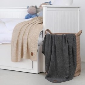 Resim Dedi Starlink Lüks Bebek Battaniyesi | Yenidoğan, Kız ve Erkek Bebekler Için Yumuşak Kundaklama Battaniyesi | Bebek Arabası ve Seyahat Koltuğu Için Ideal | Oeko-Tex 100 Bej 80 x 100 cm 