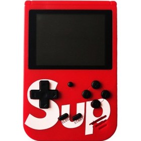 Resim Sup Atari Mini Video Oyun Konsolu 400 Oyunlu Gameboy Kırmızı 