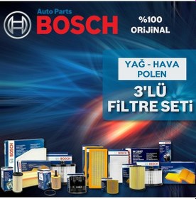 Resim Toyota Auris 1.33 1.6 Bosch Filtre Bakım Seti 2007-2018 3Lü 553041582 