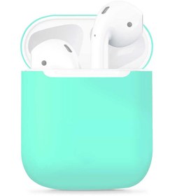 Resim Airpods Uyumlu Kılıf Zore Airbag 13 Silikon-Gri Gri 