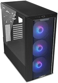 Resim Lian Li LANCOOL III Midi-Tower, RGB - Siyah Orta Boy Kasa, Bilgisayar Kasası, Siyah 