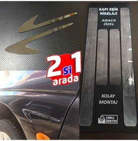 Resim Citroen C4 Picasso Kapı Eşiği Set + Çamurluk Vent Krom Görsel N11.8012 