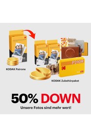 Resim Kodak Mini 2 Retro Mobil Fotoğraf Yazıcısı (5,3x8,6cm) - Sarı 