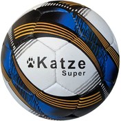 Resim Katze Super Sert Zemin Futbol Topu 4 Numara Beyaz - Mavi 