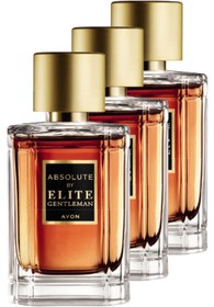 Resim Avon Absolute By Elite Gentleman Erkek Parfüm Edt 50 Ml. Üçlü Set 