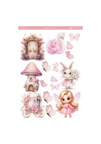 Resim 1 Adet Prenses Temalı Sticker 12x17 Cm Bullet Journal, Scrapbook, Ajanda Ve Planlayıcı İçin Diğer 