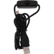 Resim Flameer Ahududu Pi 3 2 B A Için On / Off Anahtarı ile Mikro USB Güç Şarj Kablosu (Yurt Dışından) 