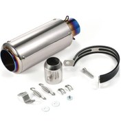 Resim Mufunye 38-51mm Evrensel Motosiklet Egzoz Borusu Kuyruk Tamiri Egzoz Susturucusu Motosikletler Atv'ler İçin Uygundur Gshund 