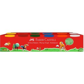 Resim Oyun Hamuru 6 Renk,6x85 Gr,klasik Renkler,yumuşak Hamur,eğlenceli Hamur Seti Çok Renkli 