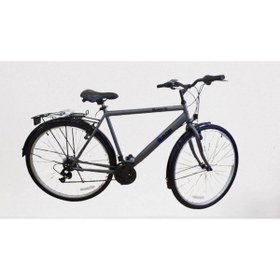Resim Bisan Hardy-s V Fren Shimano 21 V 26 J Şehir Bisikleti Gri 19 İnç Gri - Siyah 