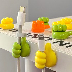 Resim 10 Adet Silikon Başparmak Kancaları - Anahtarlar, Kablolar, Havlular için Yapışkanlı Duvar Kanca - Çok Renkli (Sarı/Yeşil/Mavi/Beyaz/Turuncu/Pembe) - Matkap Gerektirmeyen, Dayanıklı & Çok Yönlü Ev, Ofis, Banyo, Mutfak Organizasyonu, Havlu Askıları, Eğlenceli Tasarım, Deliksiz Montaj 