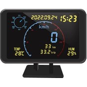 Resim Lemestar Dijital Gps Hız Göstergesi Kilometre Sayacı 4.7 İnç Lcd Ekran Hud Ekra 