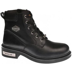 Resim Scooter G5121ds Siyah Deri Günlük Bot-siyah Siyah 