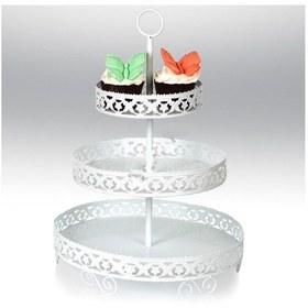 Resim Metal Cupcake Standı 3 Katlı Kek Standı 