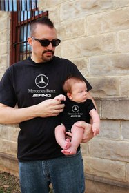 Resim venüsdijital Baba Oğul Amg Mercedes Tshirt Zıbın (baba Oğul Kombin Yapılabilir Fiyatlar Ayrı Ayrıdır) 