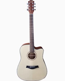 Resim Eva AF485CE Elektro Akustik Gitar (Cutaway) | Kesik Kasa ile Üst Perdelere Kolay Erişim Dahili Preamp ve Şık Tasarım 