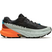 Resim Merrell Agility Peak 5 Erkek Siyah Patika Koşusu Ayakkabısı 