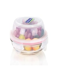 Resim Primanova Glasslock Yuvarlak Plus Saklama Kabı 350 ML 