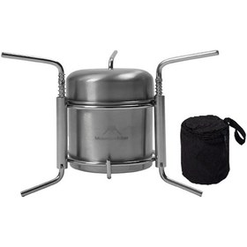 Resim Wezone Taşınabilir Paslanmaz Çelik Kamp Ocağı - Hızlı Pişirme Ve Su Kaynatma İçin Gümüş 