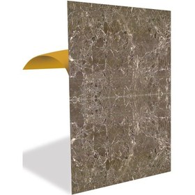 Resim Tink Kendinden Yapışkanlı Kahve Bulut Desenli Pvc Panel 41x62 Cm 