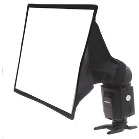 Resim Universal 30X20Cm Flaş Softbox Diffuser- Canon Nikon Sony Pentax 