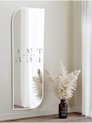 Resim Nice Boy Aynası 120x40 Konsol Aynası, Dresuar Aynası, Asimetrik Ayna 120 X 40 Beyaz Anthomeno8b1 Beyaz 