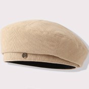 Resim Kadınlar İçin Sokak Retro Beret Şapka - Yeni İlkbahar/Sonbahar Moda Çok Yönlü Ressam Kepi, Basit Düz Renkli Unisex Bere 