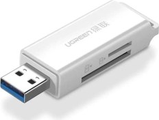 Resim USB 3.0 SD ve Micro SD Kart Okuyucu Beyaz Ugreen