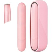 Resim Zigver 3 In 1 Iqos 3.0 Yüksek Kaliteli Kaymaz Silikon Kılıf Duo Koruyucu Kapak Kapı Kapağı Pembe 