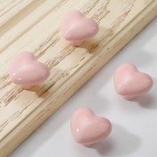 Resim 2/4 adet Seramik Çekme, Aşk Pembe Çekme, Çekme Dolabı Çekme, Mobilya Ayakkabı Dolabı Çekme, Çeşitli Mobilyalar için Uygun, Çekme 