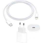 Resim iPhone Tüm Serilerle Uyumlu Hızlı Şarj Aleti Iphone 11/12 / 13 / Pro/pro Max ve Tüm iPhone Serileri Ile Uyumlu Şarj Seti 