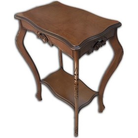 Resim Fiskos Çiçeklik 4Ayak Oymalı Model Parlak Ihlamur Ağacı Ayak Parl 