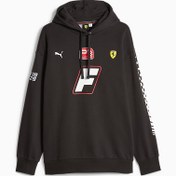 Resim SCUDERIA FERRARI Race Garage Crew Erkek Kapüşonlu Sweatshirt 