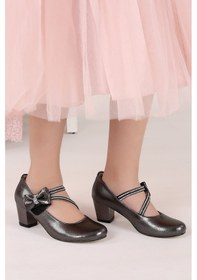 Resim Kiko Kids Kiko 750 Günlük Kız Çocuk 4 Cm Topuk Babet Ayakkabı Platin 