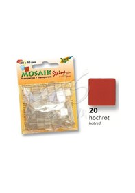 Resim Folia Transparan Mozaik 10X10 Mm 190 Adet Kırmızı 57220 